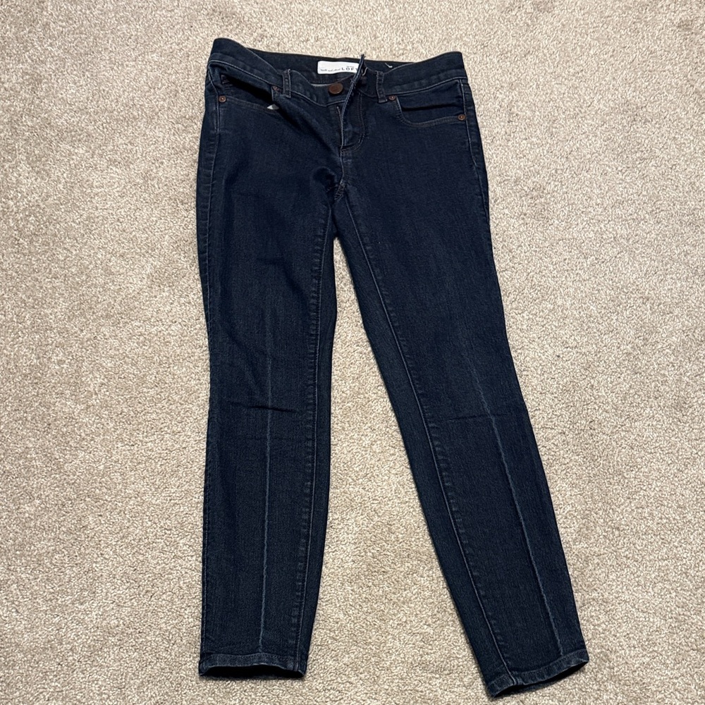 LOFT Dark Blue Skinny Jeans